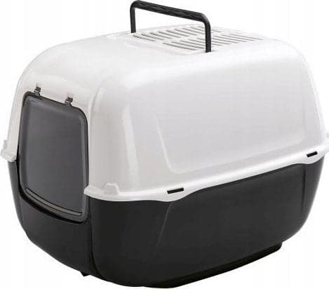 FERPLAST Prima svart - kattetoilet - 39,5 x 52,5 x 38 cm