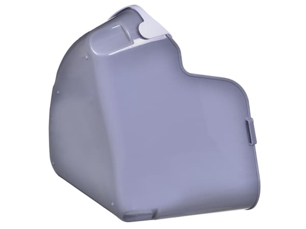 ZOLUX Stort hjørnetoilet 415x310x205 mm grå