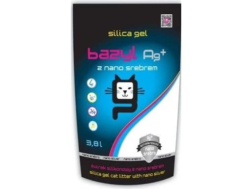 Żwirek dla kota Celpap Ag+ Silica Gel naturliga 3.8 l