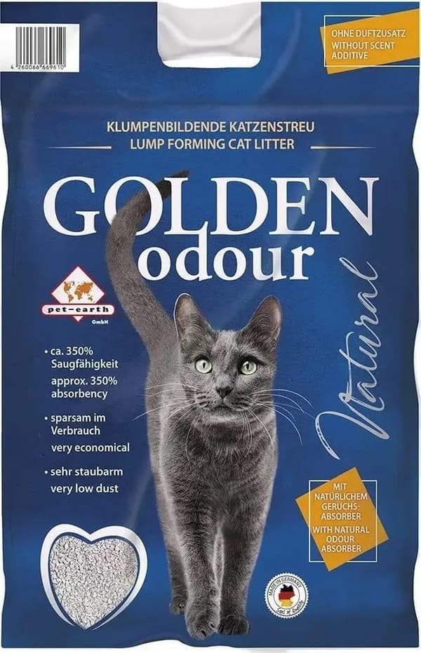 PET EARTH SAND GOLDEN GRAY 7kg ODOUR