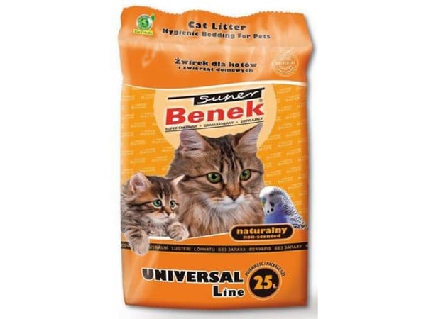 Certech Super Benek Universal Natural - Kattströ 25 l