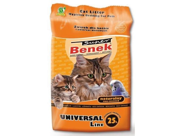 Certech Super Benek Universal Natural - Klumpende kattegrus 25 l