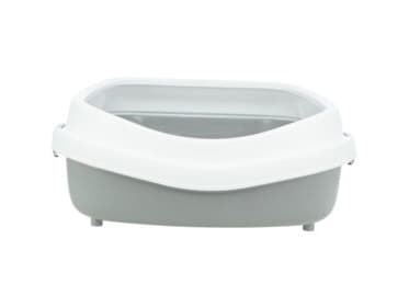 Trixie Primo XXL kattebakke, 56 × 25 × 71 cm, blå/hvid
