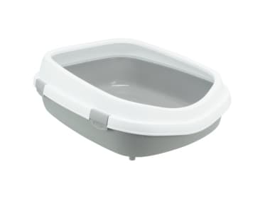 Trixie Primo XXL kattebakke, 56 × 25 × 71 cm, blå/hvid