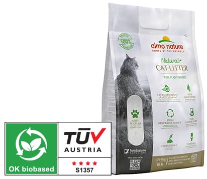 Almo Nature Cat Litter Naturligt kattegrus - 4,54 kg