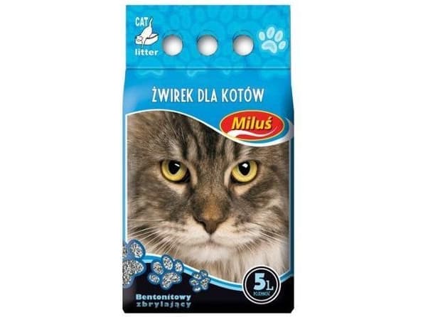 Żwirek dla kota Super Benek Miluś Standard naturlig 5 l