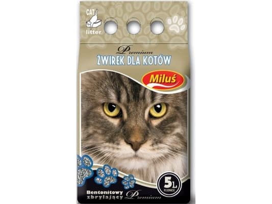Żwirek dla kota Super Benek Miluś Premium naturlig 5 l