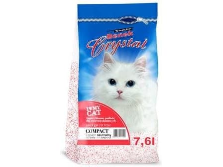 SUPER BENEK Crystal Compact - Kattströ - 7,6 liter