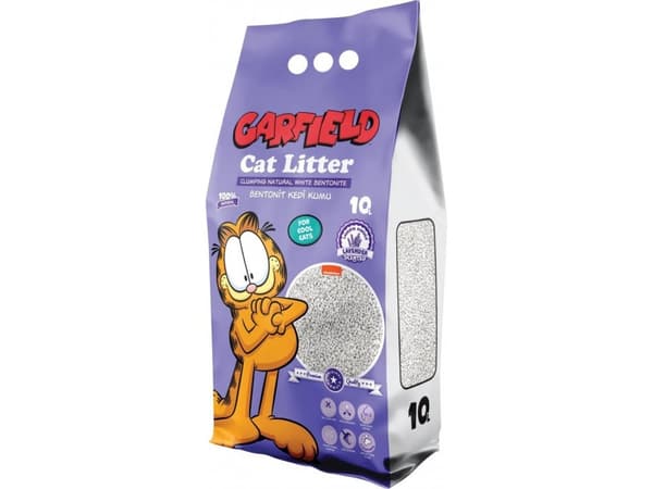 Żwirek dla kota GARFIELD Garfield, żwirek bentonite dla kota, lawendowy 10L
