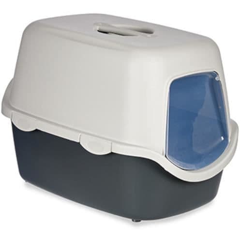 Stefanplast kattlåda 39 x 55,7 cm antracit/vit