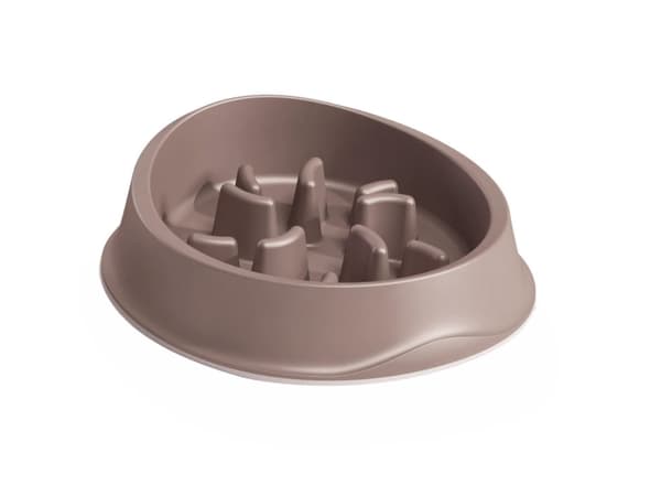 Zolux ZOLUX bowl SLOW FOOD 0.5 l light brown (474237TAU)