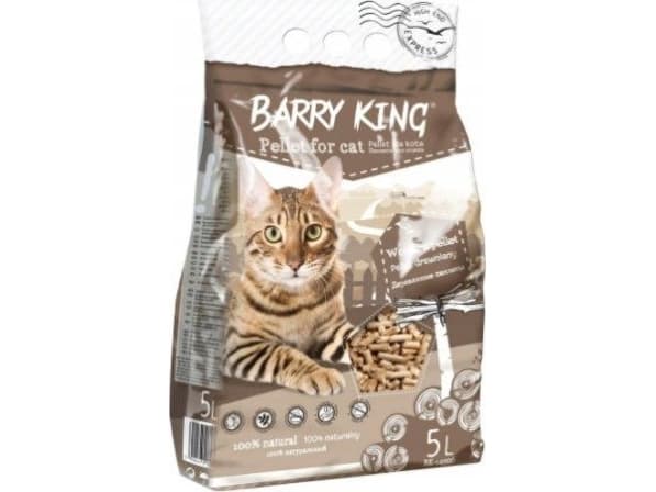 Barry King kattströ träpellets 5L