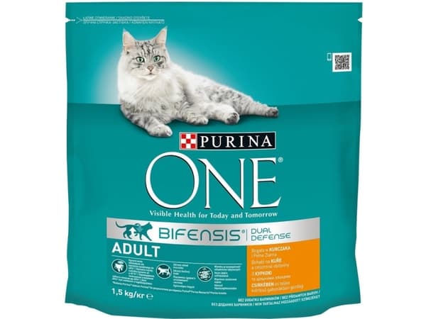 PURINA One Bifensis Adult Chicken - tørfoder til kattekillinger - 1,5 kg
