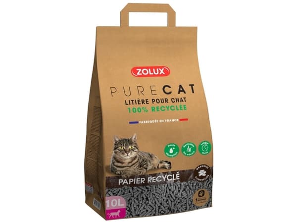 Zolux Purecat Recy pappersströ 10L