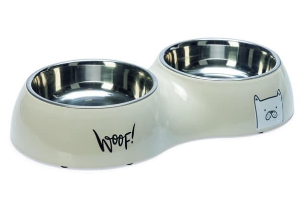 Sourcing DOUBL DOG BOWL KARLIE ELIZE 2X900ML GRAY
