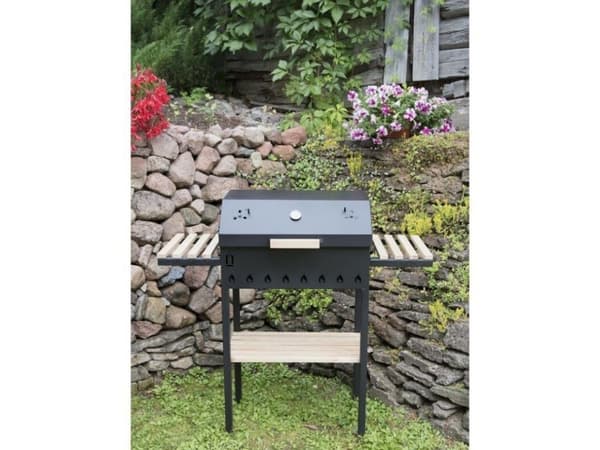Abas_Smokeho Abas Grill With Lid And Shelves