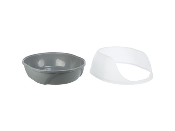 Trixie Simao cat litter tray, high rim, 48 × 30 × 58 cm, grey