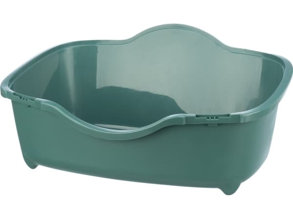 Trixie Davio Top cat litter tray, w/hood, 56×39×39 cm, green/white