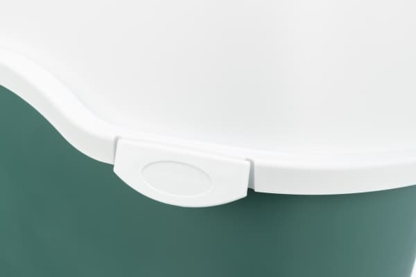 Trixie Davio Top cat litter tray, w/hood, 56×39×39 cm, green/white