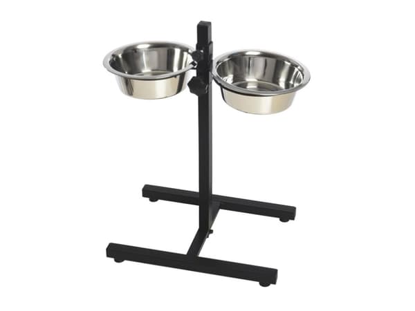 Sourcing DOUBL BOWL MET ADJUST STAND HOPPY 2X4.7L