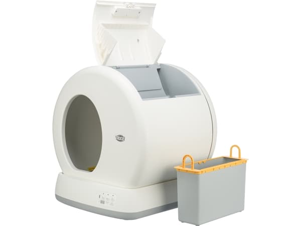 Trixie Self-Cleaning cat litter tray, plastic, 53×55.5×52cm, white