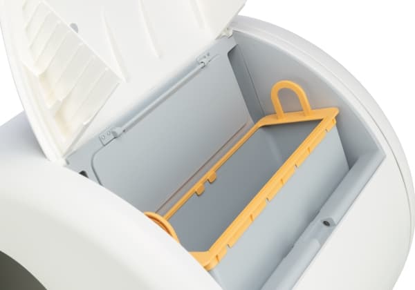 Trixie Self-Cleaning cat litter tray, plastic, 53×55.5×52cm, white