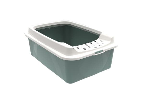 Rotho Bonnie, Katt, Öppen kattlåda, Grön, Grå, Hake, 572 mm, 393 mm