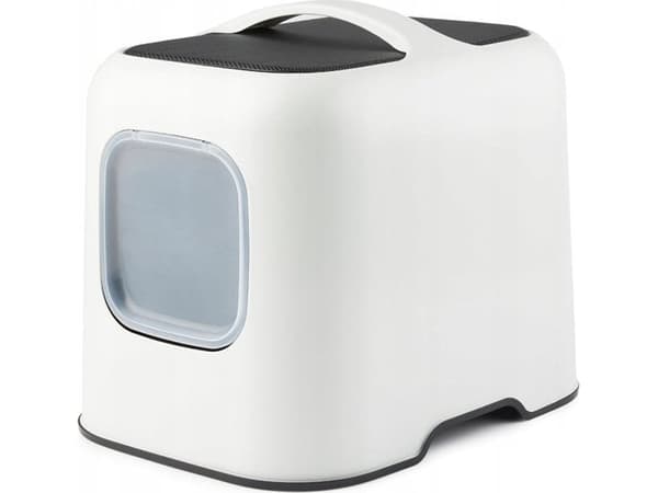 Rotho BIALA, Katt, Kattedo med lokk, Hvit, Plast, 395 mm, 510 mm