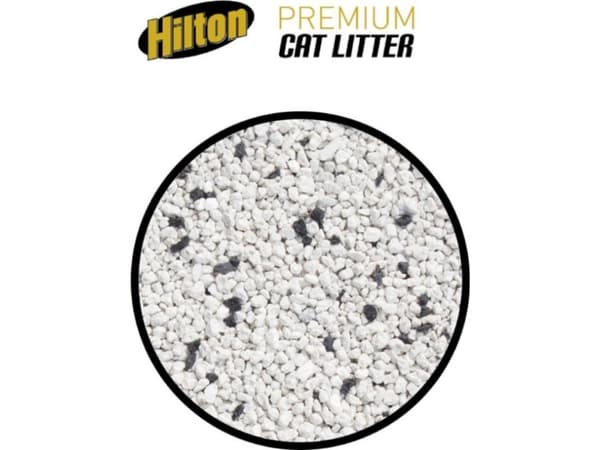 HILTON Bentonit med aktivt kol Vit - kattsand - 5 liter