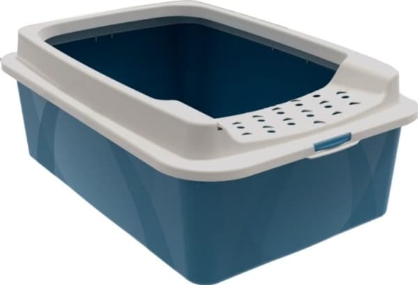 Rotho Bonnie, Katt, Öppen kattlåda, Blå, Grå, Hake, 572 mm, 393 mm