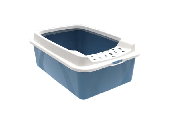 Rotho Bonnie, Katt, Öppen kattlåda, Blå, Grå, Hake, 572 mm, 393 mm