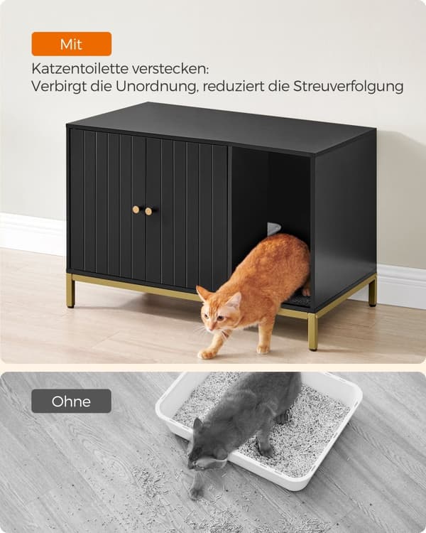 Kattebageri med krabbemåtte og gyldne ben
