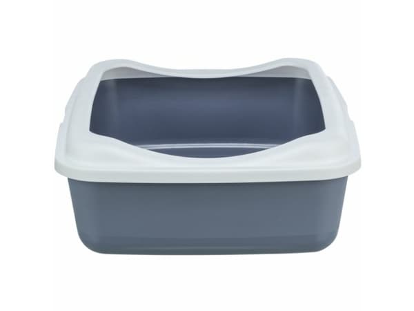 Trixie Classic cat litter tray, w/rim, 37×15×48cm, purple/white
