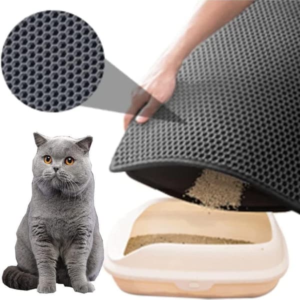 Smidig Kattlåda matta, kattsand matta, Flera storleksalternativ