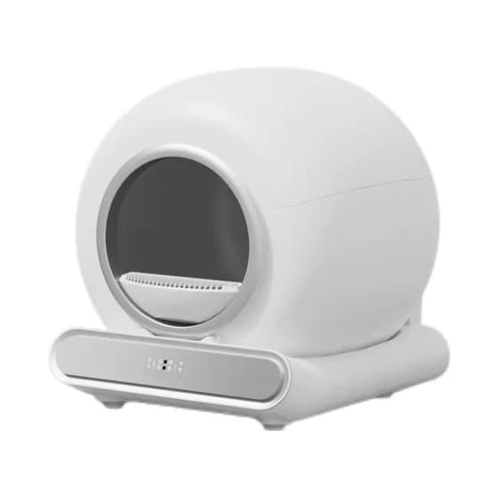 Smart kattebakke, 65L kapacitet, kompatibel med tofu- og mineralskuld,INGEN APP