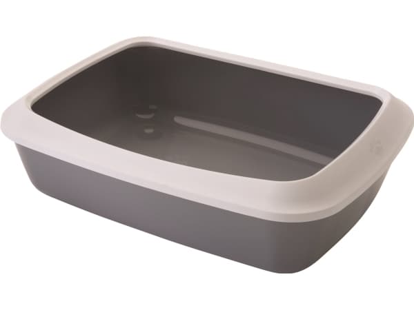 Savic Iriz kattetoilet m. kant, 50 cm, hvid/grå