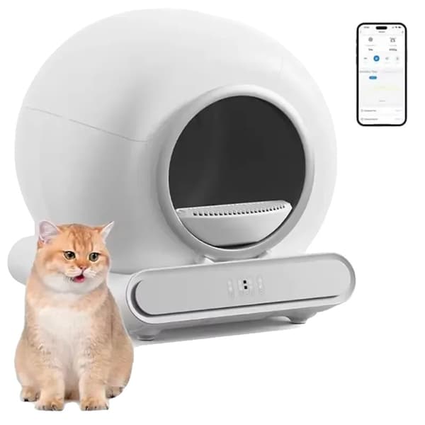Automatisk Selv-Rensende Kattebakke, Smart Enhed Funktion, Lugt Kontrol,wifi app