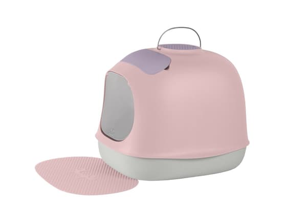 MINU kattebakke pudderrosa/grå
