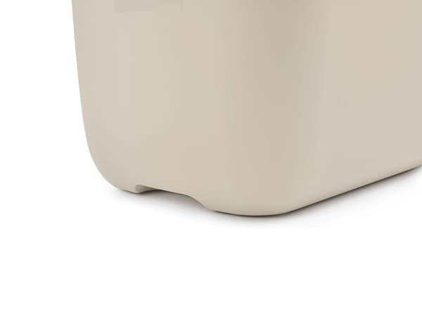 SAVIC HOP Kaffebrun med vitt lock – Kattlåda – 58,5x39x39,5 cm – 1 st.