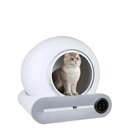 Automatisk kattlåda, T1PRO APP-kontroll, stor kapacitet 65L,EU-kontakt, INGEN APP
