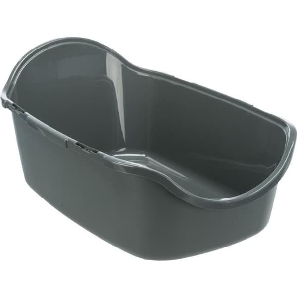 TRIXIE Vico kattlåda - Lock - Återvunnet - 40 × 40 × 56 cm - Antracit och grågrön