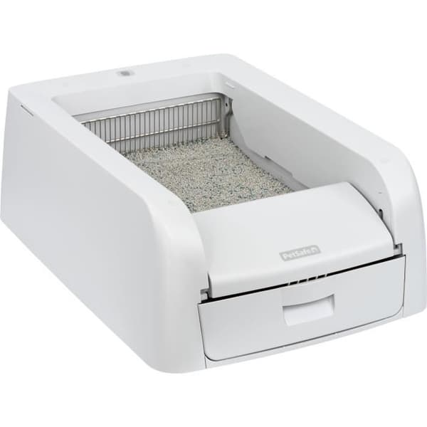 Självrengörande kattlåda - PETSAFE - KLUMPAR - Connected - Vit