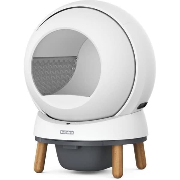 Självrengörande kattlåda - PETSAFE - SMART SPIN - Connected - Vit