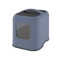 Miniatyrbillede 1 af 5: ROTHO - Kattetoilethus 51 x 39 x 40 cm - Kattebakke - Horizon Blue