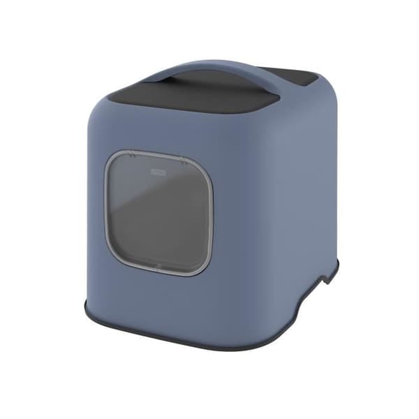 ROTHO - Kattetoilethus 51 x 39 x 40 cm - Kattebakke - Horizon Blue