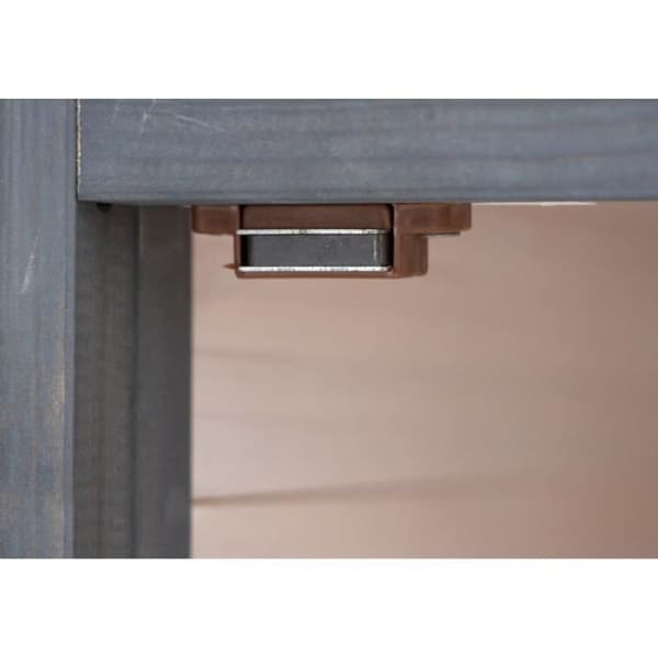 KERBL - Kattebakke - 58 x 45 x 60 cm - IDA - Hvid/blå -