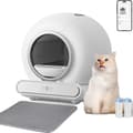 Miniatyrbild 1 av 2: Smart kattlåda, självrengörande funktion, stor kapacitet på 65L,wifi-app
