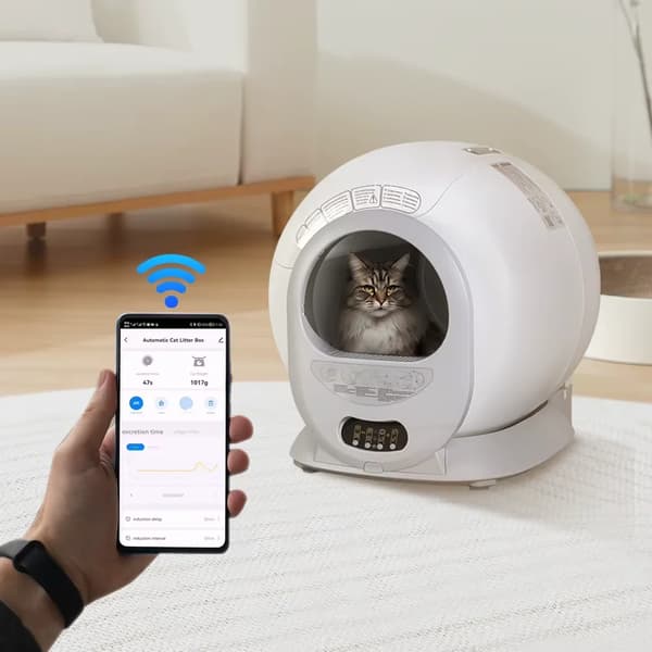 Automatisk kattlåda, smart enhet, Wi-Fi appkontroll,wifi-app