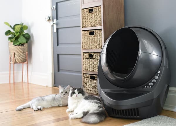 Automaattinen kissanhiekkalaatikko, itsepuhdistuva, Litter Robot III Connect WIFI, harmaa