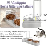 Kattskålar med automatisk vattenskål